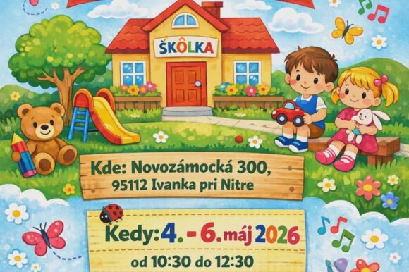 Zápis do Materskej školy v Ivanke pri Nitre