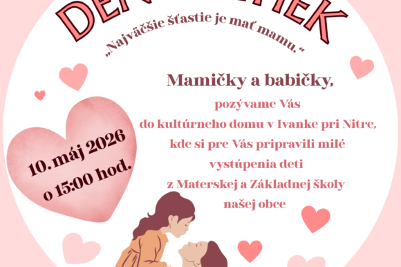 Pozvánka na Deň matiek