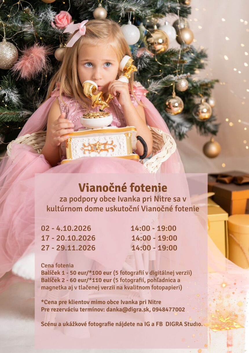 Vianočné fotenie v kultúrnom dome