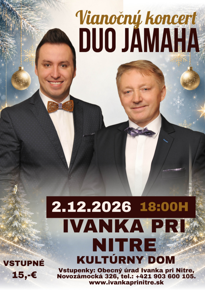 Vianočný koncert DUO JAMAHA