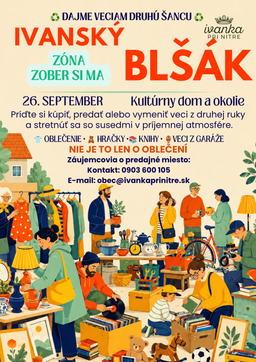 IVANSKÝ BLŠÁK – DAJME VECIAM DRUHÚ ŠANCU IVANSKÝ BLŠÁK – DAJME VECIAM DRUHÚ ŠANCU