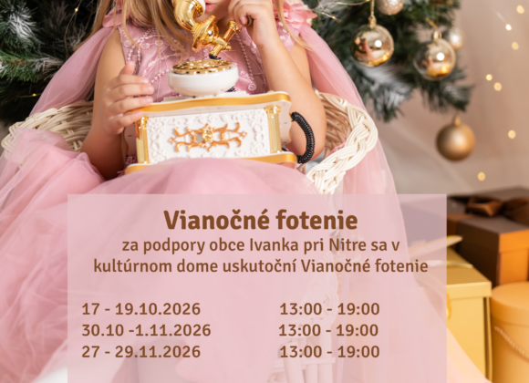 Vianočné fotenie v kultúrnom dome